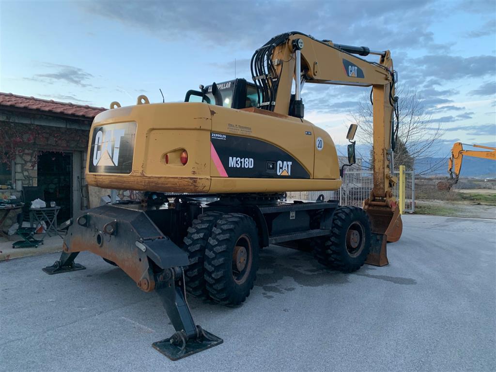 (α/α: 2904) Εκσκαφείς Ελαστικοφόροι, Cat M 318 D ΟΛΕΣ ΟΙ ΕΓΚΑΤΑΣΤΑΣΕΙΣ ....ΜΑΧΑΙΡΙ ΚΑΙ ΠΟΔΙΑ
