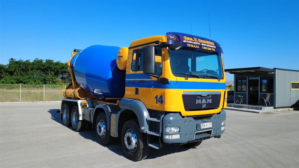 (SN: 2919) Cement Mixer, MAN TGS 35.400 STETTER 9000
